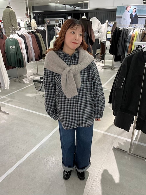 入荷予定商品 LFM（U）ブークレニットクルーカーディガン beige 【公式 