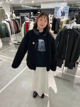 「アイテム（スカート）」を使った、ユメノさん（メンズ・164cm）の冬コーディネート