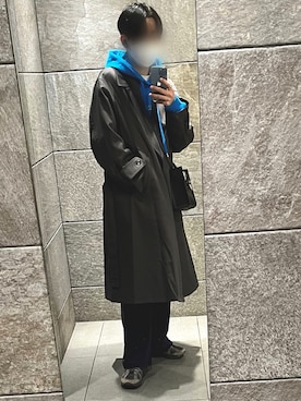 「ADER error」｜「アイテム（ジャケット/アウター）」を使った、URAさん（メンズ・169cm）の冬コーディネート