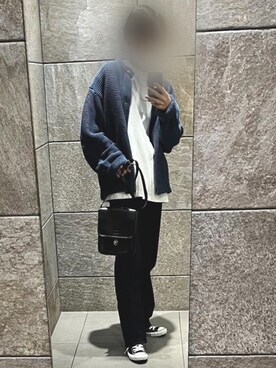 「リドム」｜「アイテム（アクセサリー）」を使った、URAさん（メンズ・169cm）の秋コーディネート