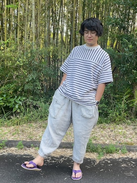 「リネン」｜さとさん（メンズ・166cm・20代）の秋コーディネート