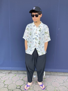 「PLEATS PLEASE（プリーツプリーズ）のアイテム」を使った、さとさん（メンズ・166cm）の秋コーディネート
