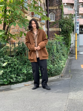 「toogood（トゥーグッド）のアイテム」を使った、Kento Atsushiさん（メンズ・180cm）の秋コーディネート