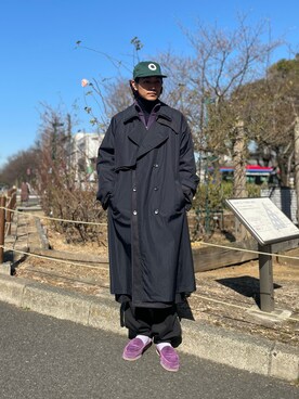「yoke」｜「アイテム（ジャケット/アウター）」を使った、Kento Atsushiさん（メンズ・180cm）の冬コーディネート