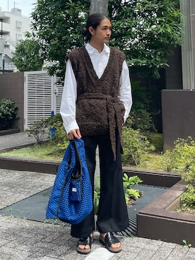 「LASTFRAME（ラストフレーム）のアイテム」を使った、Kento Atsushiさん（メンズ・180cm）の夏コーディネート