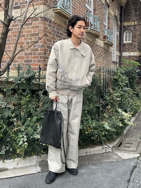 「yoke」｜「アイテム（ジャケット/アウター）」を使った、Kento Atsushiさん（メンズ・180cm）の冬コーディネート
