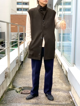 「CristaSeya （クリスタセヤ）のアイテム」を使った、Kento Atsushiさん（メンズ・180cm）の夏コーディネート