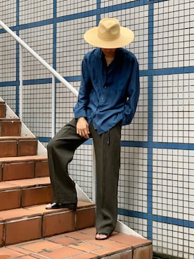 「CristaSeya （クリスタセヤ）のアイテム」を使った、Kento Atsushiさん（メンズ・180cm）の夏コーディネート