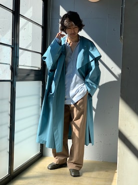 「CristaSeya （クリスタセヤ）のアイテム（ジャケット/アウター）」を使った、Kento Atsushiさん（メンズ・180cm）の冬コーディネート