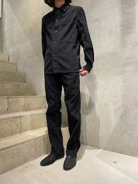 「LEMAIRE（ルメール）のアイテム（ジャケット/アウター）」を使った、Kento Atsushiさん（メンズ・180cm）の秋コーディネート
