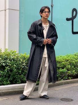 「yoke」｜「アイテム（ジャケット/アウター）」を使った、Kento Atsushiさん（メンズ・180cm）の夏コーディネート