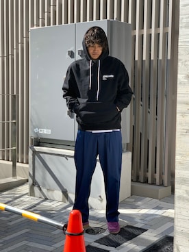 Kento Atsushiさん（メンズ・180cm）の冬コーディネート