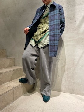 「SHINYAKOZUKA（シンヤコヅカ）のアイテム（トップス）」を使った、Kento Atsushiさん（メンズ・180cm）の冬コーディネート