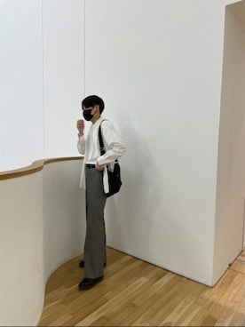 「美術館」｜「アイテム（トップス）」を使った、michael1006shunさん（メンズ・173cm）の秋コーディネート