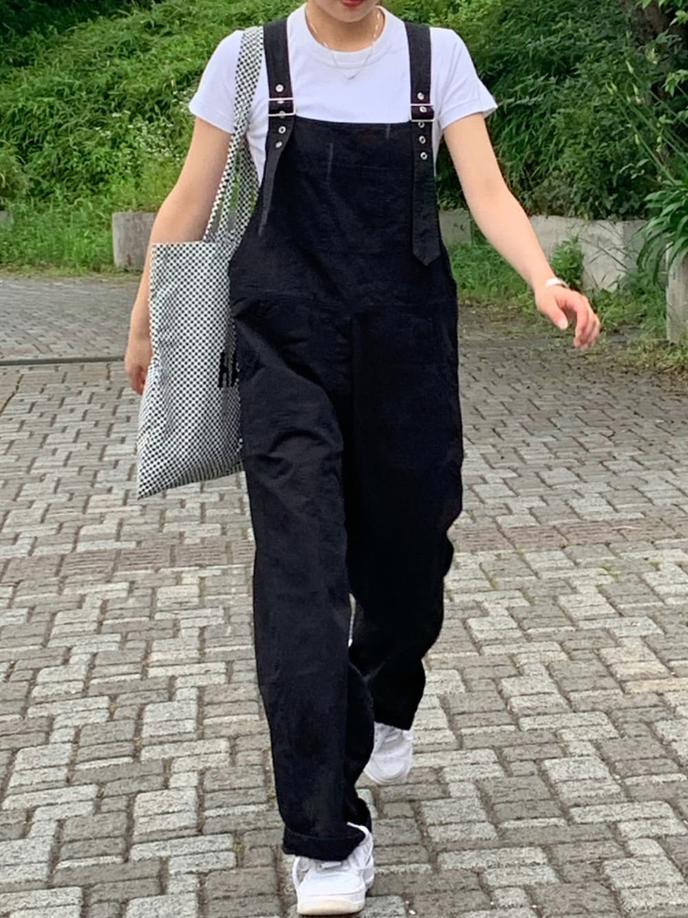 Via.J ヴィアジェイ CANAL JEAN キャナルジーン ツイルサロペット