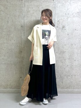 takaさん(レディース・160cm)の夏コーディネート