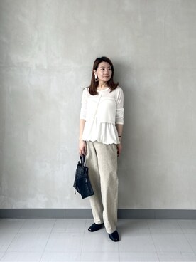 「アイテム（アンサンブル）」を使った、takaさん（レディース・160cm）の春コーディネート