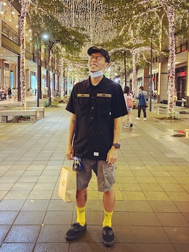 「VANS（バンズ）のアイテム（その他シューズ）」を使った、CK Kung さん（メンズ・173cm）の秋コーディネート