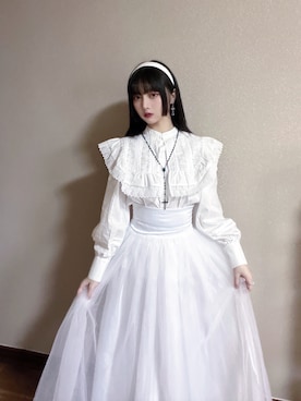 Romansual ボリューム チュール スカート M タグ付き Romansual（ロマンシュアル）の「Romansual/ボリュームチュール