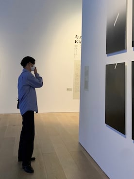 「Wrangler（ラングラー）のアイテム（スラックス、ブルー系）」を使った、kantaさん（メンズ・168cm）の秋コーディネート