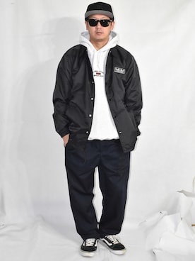 「アイテム（ナイロンジャケット）」を使った、ktさん（メンズ・170cm・40代）の秋コーディネート