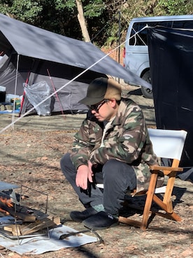 「アイテム（サンダル）」を使った、ktさん（メンズ・170cm・40代）の冬コーディネート