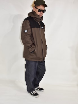 「アイテム（キャップ）」を使った、ktさん（メンズ・170cm・40代）の秋コーディネート