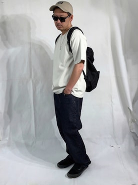 「アイテム（バックパック/リュック）」を使った、ktさん（メンズ・170cm・40代）の夏コーディネート