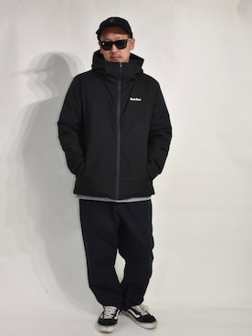 「アイテム（マウンテンパーカー）」を使った、ktさん（メンズ・170cm・40代）の秋コーディネート