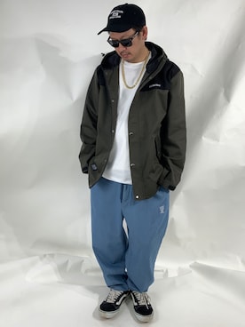 「アイテム（マウンテンパーカー）」を使った、ktさん（メンズ・170cm・40代）の春コーディネート