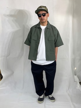 「アイテム（サングラス）」を使った、ktさん（メンズ・170cm・40代）の夏コーディネート