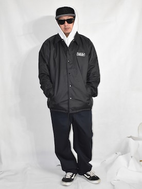 「アイテム（ナイロンジャケット）」を使った、ktさん（メンズ・170cm・40代）の秋コーディネート