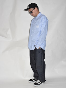 「DOUBLE STEAL（ダブルスティール）のアイテム」を使った、ktさん（メンズ・170cm）の秋コーディネート