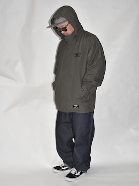 「アイテム（マウンテンパーカー）」を使った、ktさん（メンズ・170cm・40代）の秋コーディネート