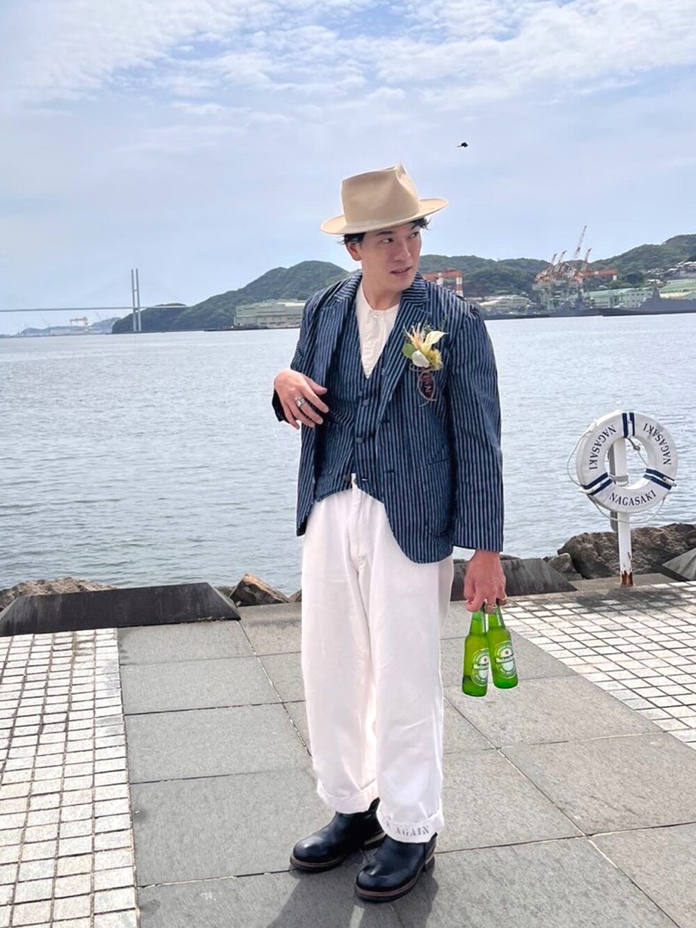 「pt91」｜「RED WINGのアイテム（ブーツ、ブラック系）」を使った、🎩さん（メンズ・178cm）の春コーディネートの1枚目の写真