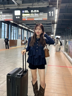 「おでかけコーデ」｜さきさん（レディース・155cm）の秋コーディネート