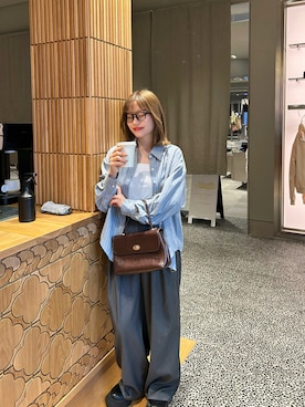 「hellam（へラム）のアイテム」を使った、さきさん（レディース・156cm）の春コーディネート
