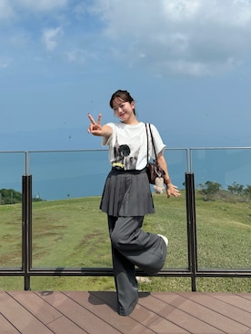 「classicalelf（クラシカルエルフ）のアイテム」を使った、さきさん（レディース・155cm）の夏コーディネート