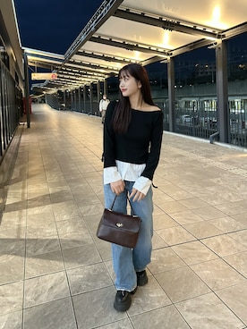 「Levi's（リーバイス）のアイテム（パンツ）」を使った、さきさん（レディース・155cm）の冬コーディネート