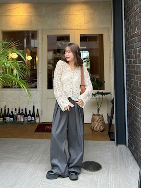 「hellam（へラム）のアイテム」を使った、さきさん（レディース・155cm）の春コーディネート