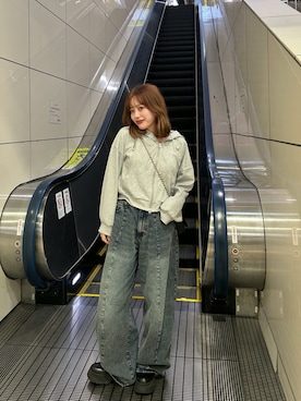 「Ada.（エイダ）のアイテム」を使った、さきさん（レディース・155cm）の冬コーディネート