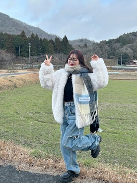 さきさん（レディース・155cm）の冬コーディネート