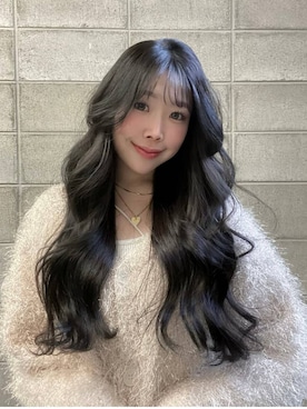 「LOWRYS FARM（ローリーズファーム）のステンレスプレートネックレス　973053（ネックレス）」を使った、Hinaさん（レディース・162cm）の冬コーディネート
