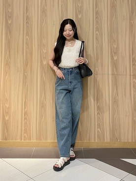 「アイテム（財布/小物、その他）」を使った、Hinaさん（レディース・162cm）の夏コーディネート