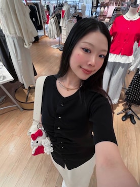 「アイテム（エコバッグ/サブバッグ）」を使った、Hinaさん（レディース・162cm）の春コーディネート