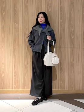 Hinaさん（レディース・162cm）の冬コーディネート