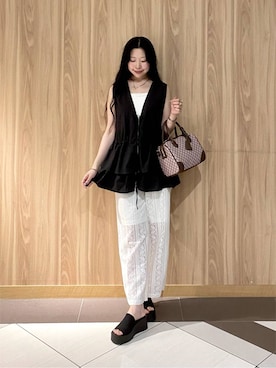 Hinaさん（レディース・162cm）の夏コーディネート