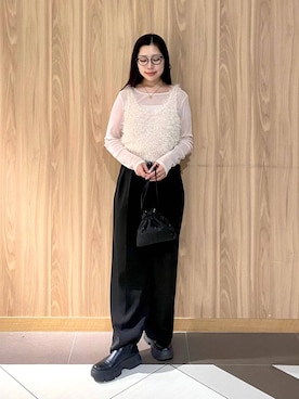「ドットエスティ秋コーデ」｜「アイテム（アクセサリー）」を使った、Hinaさん（レディース・162cm）の秋コーディネート