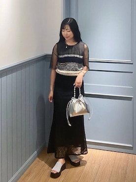 Hinaさん(レディース・162cm)の夏コーディネート
