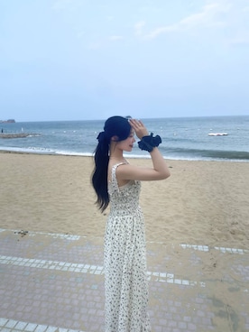 「アイテム（ワンピース/ドレス）」を使った、Hinaさん（レディース・162cm・20代）の夏コーディネート